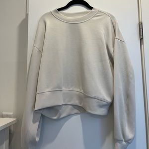 lululemon perfectly oversized cropped crew